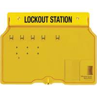 Trilingual Covered Lock Station, None Padlocks, 4 Padlock Capacity, Padlocks Not Included Pronet Distribution