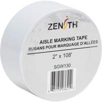 Aisle Marking Tape, 2" x 108', PVC, White Pronet Distribution