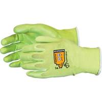 Composite Filament Fiber Cut-Resistant Hi-Viz Glove, Size 5, 18 Gauge, Foam Nitrile Coated, TenActiv Shell, ANSI/ISEA 105 Level 4 Pronet Distribution