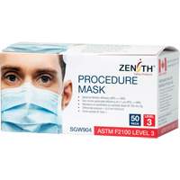 Masques d'intervention jetables, ASTM F2100 Niveau 3, Classe 1 Pronet Distribution