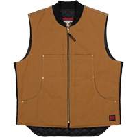 Gilet &agrave; moto WV04, Hommes, Petit, Brun Pronet Distribution