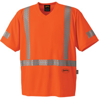 6900 T-shirt de protection contre les rayons UV CoolPass, 2T-Grand, Orange haute visibilit&eacute; Pronet Distribution