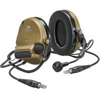 Casque VI NIB avec deux fils de sortie Peltor ComTac, Style Cordon cervical, 22 dB Pronet Distribution