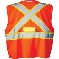 SV350 X-Back Safety Vest with Light, High Visibility Orange, Small, Polyester Pronet Distribution
