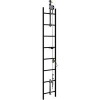 20' Lad-Saf Cable Vertical Safety System, Galvanized Steel Pronet Distribution