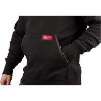 Heavy-Duty Pullover Hoodie, Men's, Small, Black Pronet Distribution