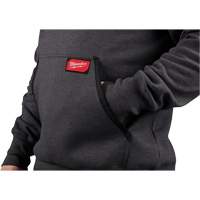 Heavy-Duty Pullover Hoodie, Men's, Small, Grey Pronet Distribution