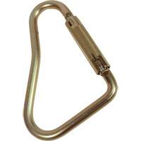 Offset D-Shaped Carabiner, Steel, 5000 lbs Capacity Pronet Distribution