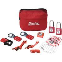 Trousse de cadenassage standard avec cadenas en thermoplastique Zenex, Ensemble &eacute;lectrique, 13 composants compris Pronet Distribution