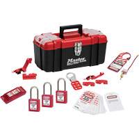 Trousse de cadenassage standard avec cadenas en thermoplastique Zenex, Ensemble &eacute;lectrique, 14 composants compris Pronet Distribution