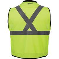 Performance Safety Vest, High Visibility Lime-Yellow, 4X-Large/5X-Large Pronet Distribution