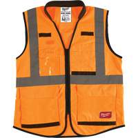 Performance Safety Vest, High Visibility Orange, 4X-Large/5X-Large Pronet Distribution