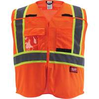 Flagman Safety Vest, High Visibility Orange, Medium/Small Pronet Distribution