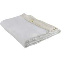 Uncoated Fiberglass Blanket, 6' W x 6' L, Rated Up To 1000 °F Pronet Distribution