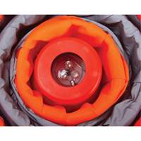 C&ocirc;ne de signalisation repliable, 18" h, Orange Pronet Distribution
