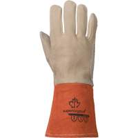 TIG Welding Gloves, Grain Deerskin, Size Medium Pronet Distribution
