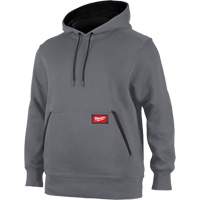 Midweight Pullover Hoodie, Men's, Small, Grey Pronet Distribution