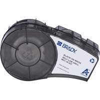 Self-Laminating Wrap Around Labels with Ribbon, Black Pronet Distribution