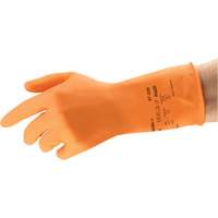 Gants r&eacute;sistants aux produits chimiques AlphaTec 87-320, Taille 9,5, 11,8" lo, Latex de caoutchouc, Doublure en Coton/Ouat&eacute;e, 17 mils Pronet Distribution