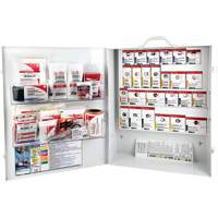 Armoire pour premiers soins SmartCompliance, R&eacute;pond &agrave; la norme CSA Z1220-17 type 3 environnements &agrave; haut risque, Moyen (26-50 travailleurs) Pronet Distribution