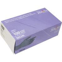 Gants jetables de calibre m&eacute;dical, Petit, Nitrile, 6 mils, Sans poudre, Noir, Classe 2 Pronet Distribution