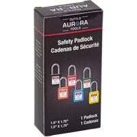 Safety Lock, Black, Keyed Different, Thermoplastic, 1-1/2" Width Pronet Distribution