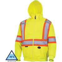 6925 Chandail &agrave; capuche, T-petit, Jaune haute visibilit&eacute; Pronet Distribution