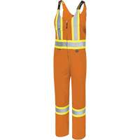 6617T Salopettes, Polyester, 40, Orange haute visibilit&eacute; Pronet Distribution