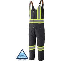 5536BK Combinaison en toile de coton matelass&eacute;e, Coton, T-petit, Noir Pronet Distribution