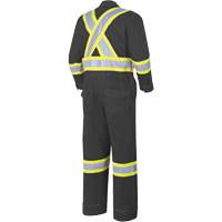 7702BKT FR-Tech&reg; Arc-Rated Coverall, Size 40 (Tall), Black, 10 cal/cm² Pronet Distribution