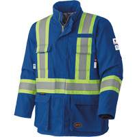 5523 Flame-Resistant Safety Parka, Small, Royal Blue, 58 cal/cm² Pronet Distribution