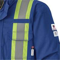5523 Flame-Resistant Safety Parka, Small, Royal Blue, 58 cal/cm² Pronet Distribution
