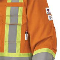 5533 Flame-Resistant Safety Parka, Small, High Visibility Orange, 58 cal/cm² Pronet Distribution