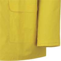 577J Rain Jacket, Polyester/PVC, Small, Yellow Pronet Distribution