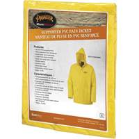 577J Rain Jacket, Polyester/PVC, Small, Yellow Pronet Distribution