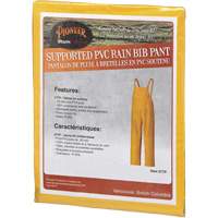 577P Storm Master&reg; Bib Pants, Small, Polyester/PVC, Yellow Pronet Distribution