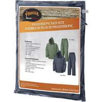 583 Rain Suit, Polyester/PVC, Small, Green Pronet Distribution