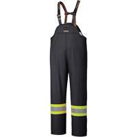 5895BK Flame-Resistant Waterproof Stretch Bib Pants, X-Small, Black Pronet Distribution