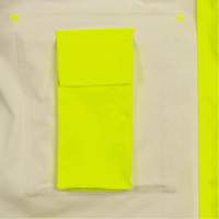 5881 FR/Arc-Rated Waterproof Rain Jacket, X-Small, High Visibility Yellow, 10 cal/cm² Pronet Distribution