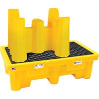 Syst&egrave;me de confinement Ultra-Drum sans drain pour 4 barils, 53" lo x 53" la x 77,8" ha, 3000 gal. US Capacit&eacute; Pronet Distribution