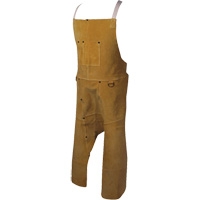 Caiman&reg; Boarhide Apron, Split-Leg Bib, 42" L, Brown Pronet Distribution
