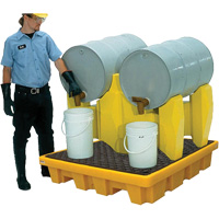 Syst&egrave;me de confinement Ultra-Drum sans drain pour 2 barils, 53" lo x 53" la x 44,8" ha, 1500 gal. US Capacit&eacute; Pronet Distribution