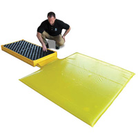 2-Drum Flexible Ultra-Spill Deck&reg; Bladder System, 88 US gal. Spill Capacity, 48" x 27" x 5" Pronet Distribution