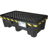 2-Drum Economy Ultra-Spill Pallet&reg;, 66 US gal. Spill Capacity, 53" x 29" x 16.5" Pronet Distribution