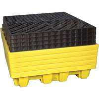 4-Drum Nestable Ultra-Spill Pallet&reg;, 66 US gal. Spill Capacity, 51" x 51" x 10" Pronet Distribution