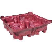 4-Drum Ultra-Spill King&reg; Drum Spill Pallet, 85 US gal. Spill Capacity, 51" x 51" x 17.5" Pronet Distribution