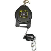 Falcon+ Edge Self-Retracting Lifeline, 50', Galvanized Steel, Swivel Pronet Distribution