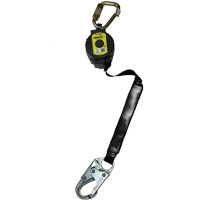 Miller TurboLite+ Scorpion Personal Fall Limiter, 9', Web, Stationary Pronet Distribution