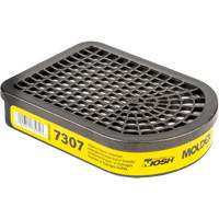 Cartouche pour respirateur semi-rectangulaire, Cartouche gaz/vapeur, Gaz acide/Vapeur organique Pronet Distribution