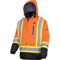 5407 Waterproof Insulated Heated Safety Jacket, Men's, Small, High-Visibility Orange Pronet Distribution